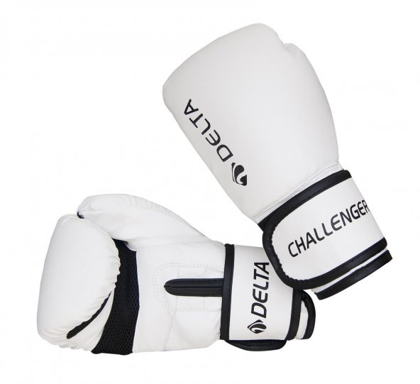 Delta Challenger Dura-Strong Beyaz-Siyah Boks Eldiveni ürün görseli 1