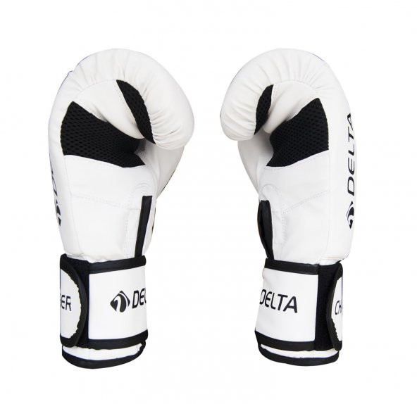 Delta Challenger Dura-Strong Beyaz-Siyah Boks Eldiveni - Resim 3
