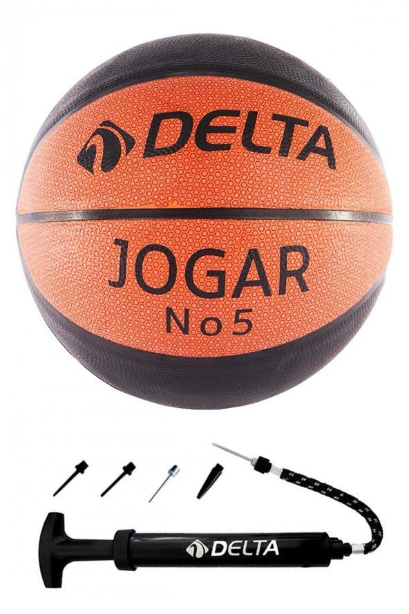 Delta Jogar 5 Numara Dura-Strong Basketbol Topu + Top Pompası ürün görseli 1