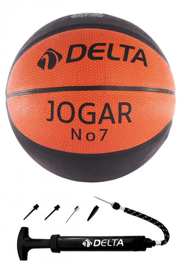 Delta Jogar 7 Numara Dura-Strong Basketbol Topu + Top Pompası ürün görseli 1