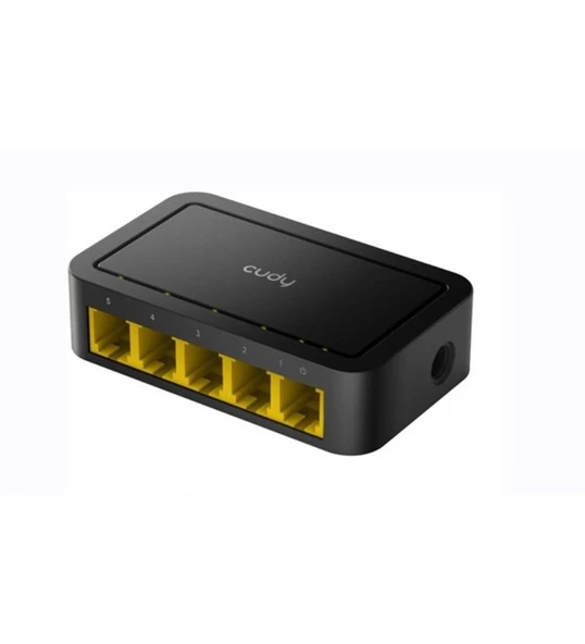 CUDY FS105D 5-Port 10/100 Mbps Desktop Switch Hub ürün görseli 1