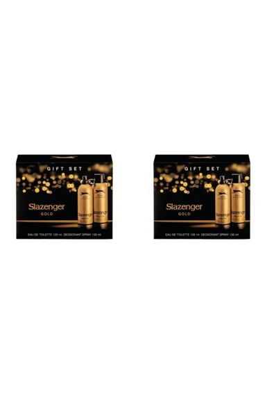 Slazenger Active Sport Gold 125 ml 150 ml Deodorant Erkek Parfümü X2 Adet ürün görseli 1
