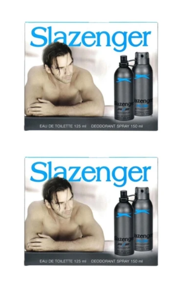 Slazenger Mavi Eau De Toılette 125 Ml + Deodorant 150 Ml X 2 Adet ürün görseli 1
