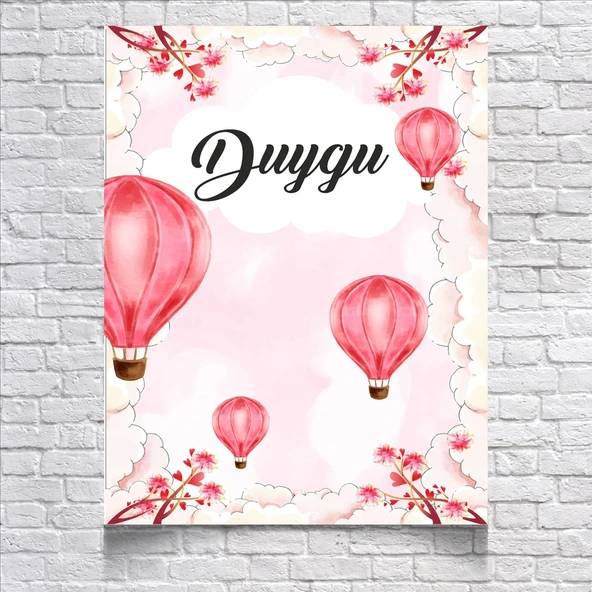 Balon Temalı Doğum Günü Afişi 35X50 cm ürün görseli 1