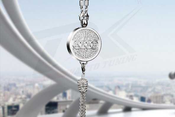 Audi Kristal Taşlı Stil Araç Ayna Parfümlü Sarkacı New Style ürün görseli 1