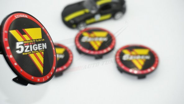 5 Zigen Racing Jant Göbek Kapağı Seti 68mm ürün görseli 1