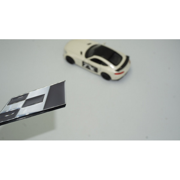 DK Seat Cupra Leon İbiza Altea Gümüş Siyah Metal 3M 3D Logo Amblem ürün görseli 1