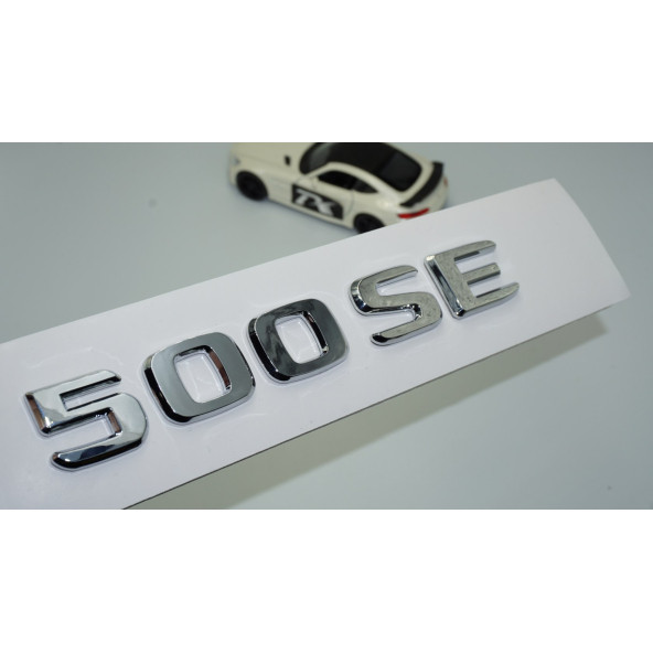 DK Tuning 500 SE Bagaj Krom ABS 3M 3D Yazı Logo Benz İle Uyumlu ürün görseli 1