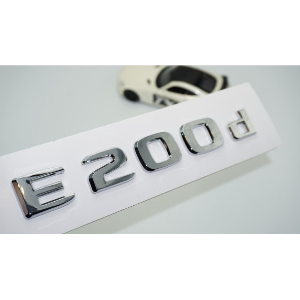 DK Tuning E200d Bagaj Krom ABS 3M 3D Yazı Logo Benz İle Uyumlu ürün görseli 1