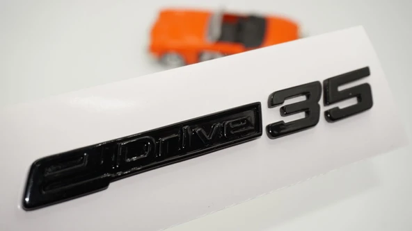 DK Tuning eDrive 35 Bagaj Siyah Yeni Nesil Yazı Logo Bmw İle Uyumlu ürün görseli 1