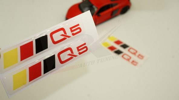 Audi Q5 Logo 3M 3D Damla Silikon Torpido Bagaj Çamurluk Logo Ambl ürün görseli 1