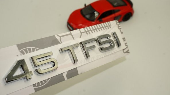 Audi 45 TFSİ Krom ABS 3M 3D Bagaj Yazı Logo Orjinal Ürün ürün görseli 1