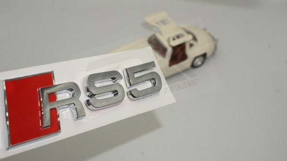 Audi RS5 Bagaj Krom ABS 3M 3D Yazı Logo Amblem Orjinal ürün ürün görseli 1