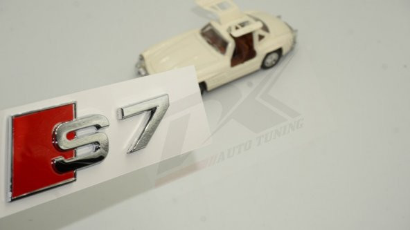 Audi S7 Bagaj Krom ABS 3M 3D Yazı Logo Amblem Orjinal ürün ürün görseli 1