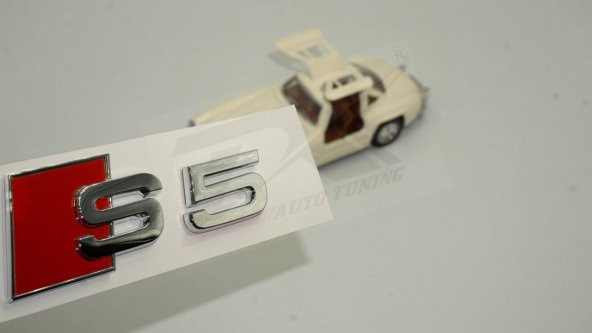Audi S5 Bagaj Krom ABS 3M 3D Yazı Logo Amblem Orjinal ürün ürün görseli 1