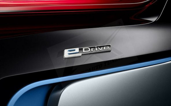 Bmw e Drive Bagaj Krom ABS 3M 3D Yeni Nesil Yazı Logo Orjinal Ürü ürün görseli 1