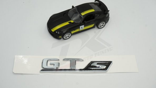 GT S Krom Siyah Logo Amblem Orjinal Ürün - Resim 4