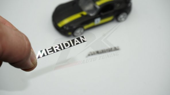Meridian Logo Hoparlör Krom Metal 3M Logo Amblem 2 Li Set ürün görseli 1