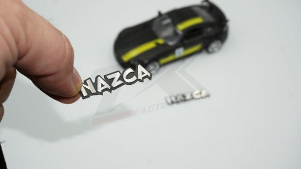 Nazca Hoparlör Krom Metal 3M Logo Amblem 2 Li Set ürün görseli 1