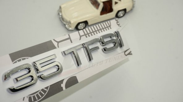 Audi 35 TFSİ Krom ABS 3M 3D Bagaj Yazı Logo Orjinal Ürün ürün görseli 1