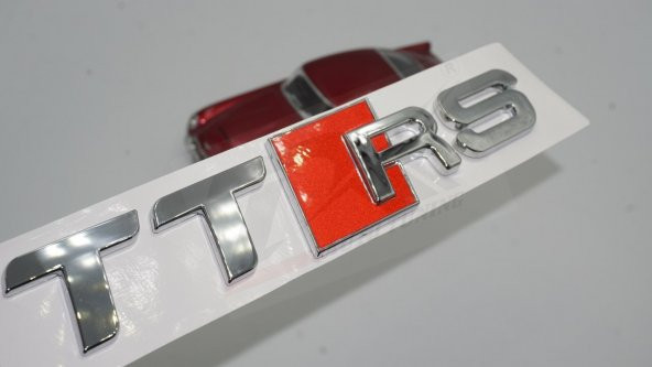 Audi TTRS Krom ABS 3M 3D Bagaj Logo Yazı Orjinal Ürün ürün görseli 1