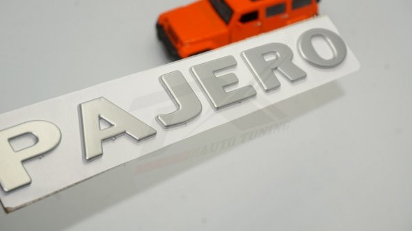 Mitsubishi Pajero Mat Krom ABS 3M Bagaj Logo Yazı Orjinal Ürün ürün görseli 1