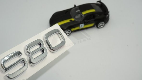 Volvo S80 Krom ABS 3M 3D Bagaj Logo Yazı Orjinal Ürün ürün görseli 1