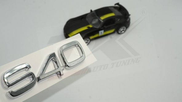 Volvo S40 Krom ABS 3M 3D Bagaj Logo Yazı Orjinal Ürün ürün görseli 1