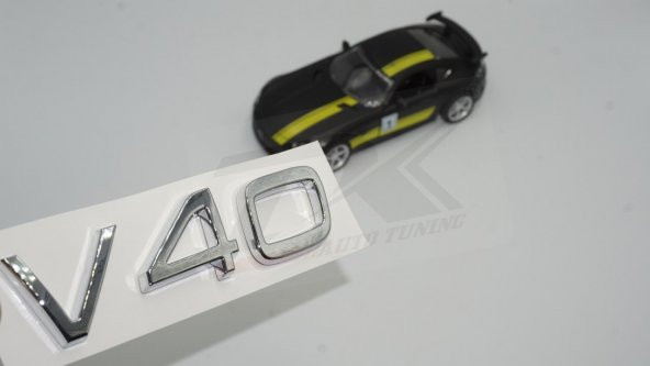 Volvo V40 Krom ABS 3M 3D Bagaj Logo Yazı Orjinal Ürün ürün görseli 1