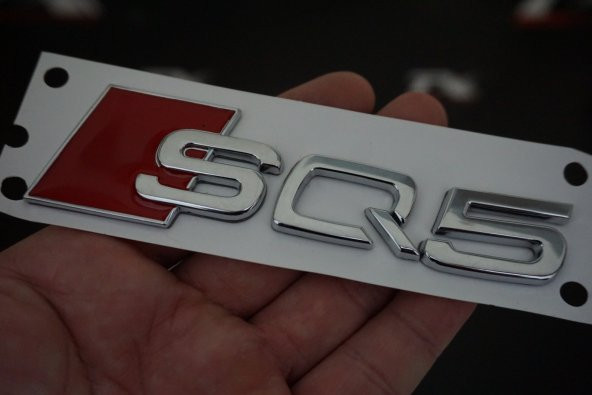 Audi SQ5 Bagaj Krom Metal 3M 3D Yazı Logo Amblem ürün görseli 1