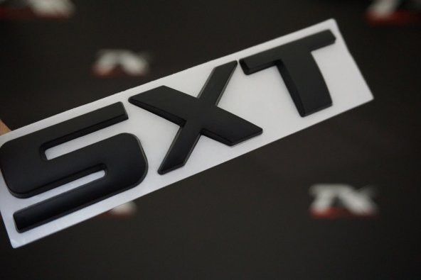 Dodge SXT Bagaj 3M 3D Krom ABS Logo Amblem ürün görseli 1