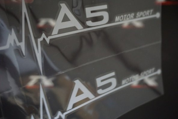 Audi A5 Motor Sport Kelebek Cam Sticker 2 Li Set ürün görseli 1