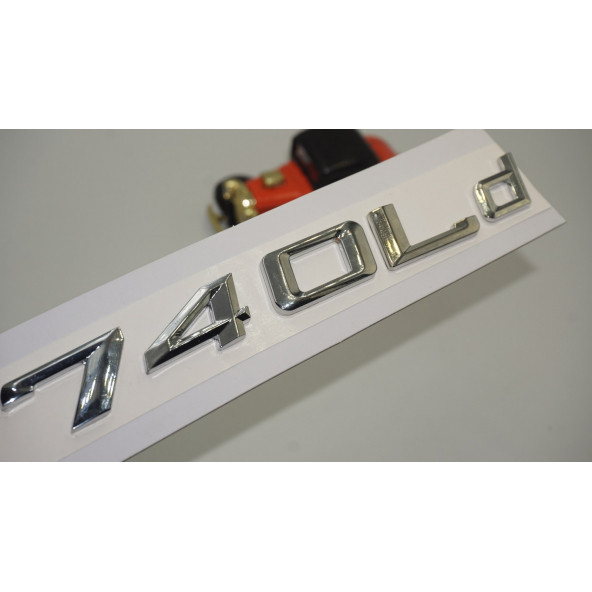 Bmw 740Ld Bagaj Krom Metal 3M 3D Yazı Logo ürün görseli 1