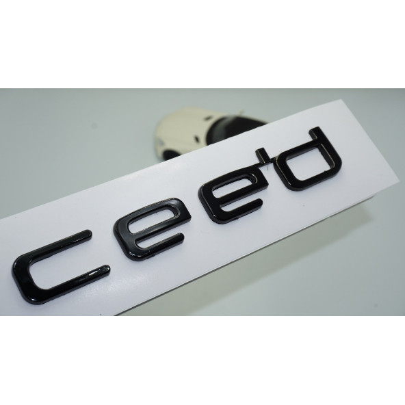 DK Tuning Kia Ceed Bagaj Siyah ABS 3M 3D Yazı Logo Amblem ürün görseli 1