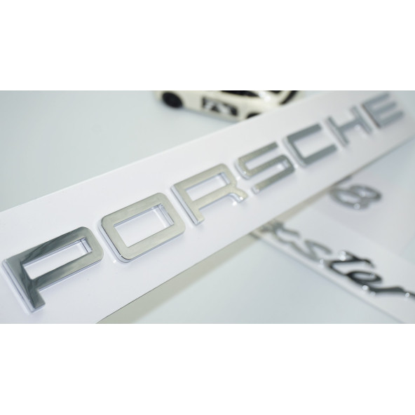 DK Tuning Porsche Boxster 718 Bagaj 3M 3D ABS Yazı Logo Amblem Seti ürün görseli 1