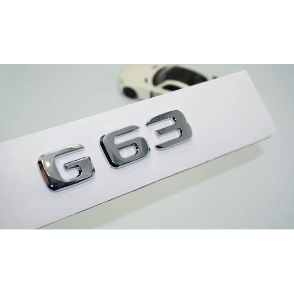 DK Tuning G63 Bagaj Krom ABS 3M 3D Yazı Logo Benz İle Uyumlu ürün görseli 1