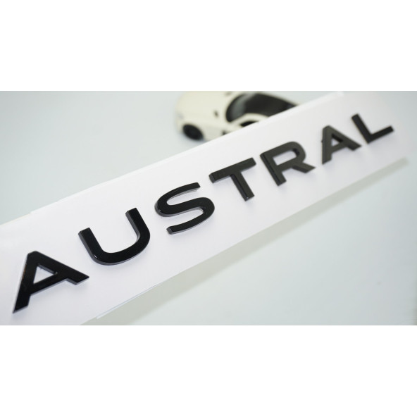 DK Tuning Austral Siyah ABS 3M Bagaj Yazı Logo Renault İle Uyumlu ürün görseli 1