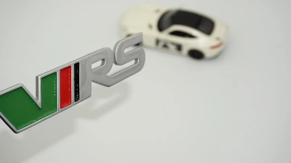 DK Tuning Skoda VRS Bagaj Yeşil Gri 3M Yazı Logo Arma ürün görseli 1