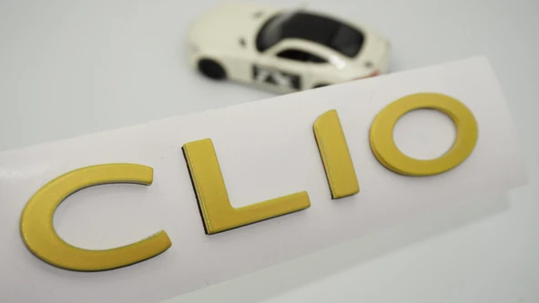 DK Tuning Clio MK4 Bagaj Gold Yazı Logo Arma Renault ile Uyumlu ürün görseli 1