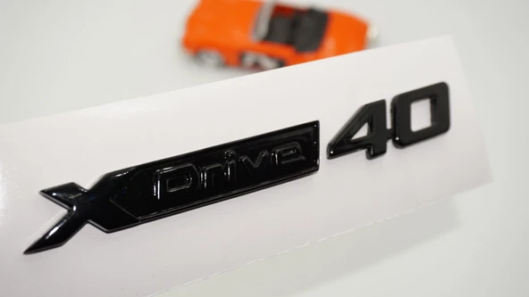 DK Tuning XDrive 40 Bagaj Siyah Yeni Nesil Yazı Logo Bmw İle Uyumlu ürün görseli 1