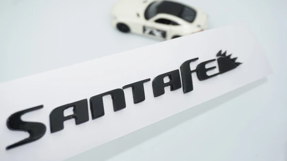 DK Tuning Hyundai SantaFe Bagaj Siyah ABS 3M 3D Yazı Logo Amblem ürün görseli 1