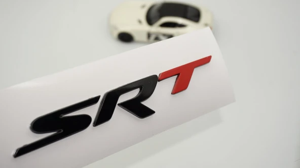 DK Tuning Dodge Challenger Billet SRT Siyah Kırmızı Logo Arma ürün görseli 1