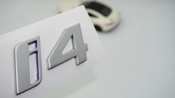 DK Tuning i4 Bagaj Mavi Gri ABS Yazı Logo Arma Bmw İle Uyumlu ürün görseli 1
