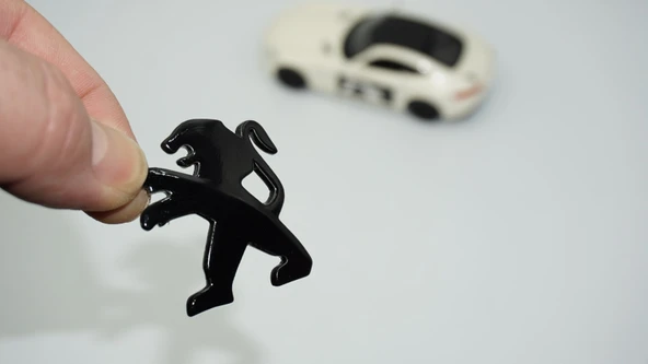 DK Tuning Direksiyon Siyah Logo Amblem Arma Peugeot ile Uyumlu ürün görseli 1