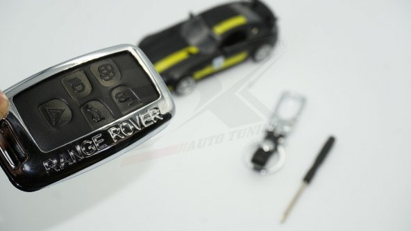 Land Rover Range Rover Metal Deri Fosforlu Anahtarlık New Style ürün görseli 1