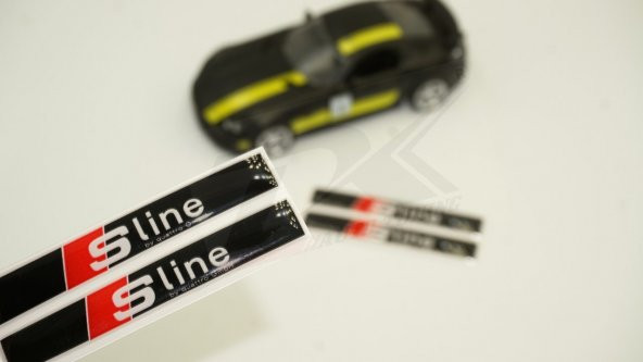 Audi S Line Logo 3M 3D Damla Silikon Torpido Bagaj Çamurluk Logo ürün görseli 1