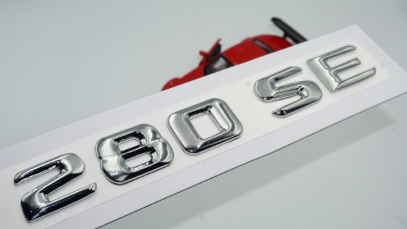 280 SE Bagaj Krom Metal 3M 3D Yazı Logo ürün görseli 1