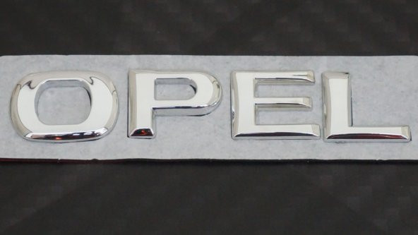 Opel Bagaj 3M 3D Krom ABS Logo Amblem - Resim 2