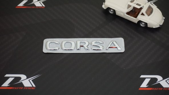 Opel Corsa 3M 3D Krom ABS Logo Amblem - Resim 5