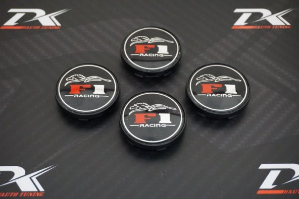 F1 Racing Jant Göbeği Kapak Seti 60mm ürün görseli 1